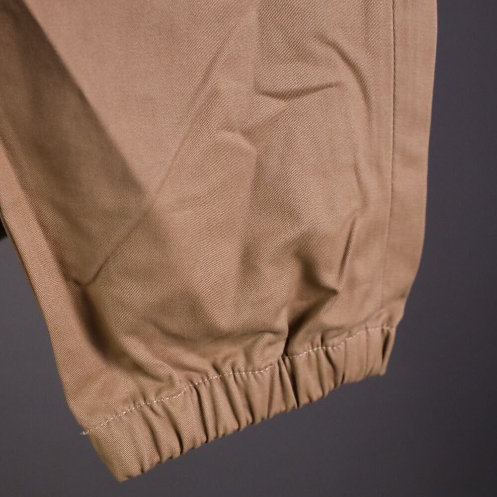 Crooks & Castles Jogger Pants Men 36 Khaki Tan Cotton Twill Tapered Classic NWT - Picture 12 of 14